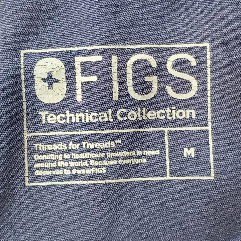 Figs Men's Size M Tansen Jogger Slim-Fit Scrub Pants Navy Blue MXXSW2004S